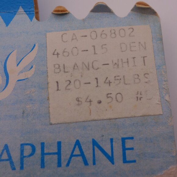 Vintage Prestige Ultra Sheer Made in Italy 100% Nylon 15 DEN White Panty Hose - Picture 4 of 13